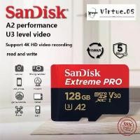 ราคา เมมโมรี่การ์ด Sandisk Extreme Pro microSD SDXC/HC Card ความเร็ว 170MB/s ความจุ 32GB 64GB 128GB 256GB Class10 A2 ( SDSQXCU-GN6MA ) การ์ดหน่วยความจำ ไอโครเอสดีการ์ด แซนดิส Sandisk Extreme Pro (173207603