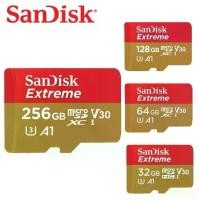 ราคา จัดส่งถึงบ้าน SanDisk Extreme microSD Card ความเร็ว100MB/S ความจุ 32GB 64GB 128GB 256GB Class10 การ์ดหน่วยความจำ เมมโมรี่การ์ด (1731978206961436142)
