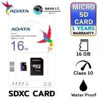 ราคา ADATA MICRO SD CARD เมมโมรี่การ์ด 16 GB รับประกัน 1 ปี (1730048593945397392)