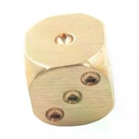 ราคา ลูกเต๋าทองแดง ลูกเต๋าทรงแข็ง ลูกเต๋าทองเหลือง ลูกเต๋าหล่อโลหะคุณภาพสูง ขัดด้วยมือ เหมาะสำหรับเล่นเกม อุปกรณ์บันเทิง อุปกรณ์บาร์ (1731966477546588112)