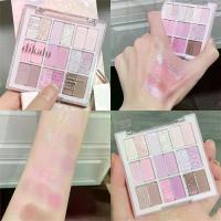 ราคา พาเลทอายแชโดว์ DIKALU 18 สี เจียกงเก้ สตรอเบอร์รี่ สมูทตี้ ซัมเมอร์ คอร์เนล หัวใจหวาน สวน สีฟ้าและสีชมพู กระโดด สี แมตต์ และมุก (1730365028437035884)