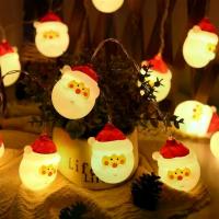 ราคา ไฟประดับ ไฟคริสต์มาส LED ปาร์ตี้ ตกแต่งห้อง ไฟใส่ถ่าน ไฟนางฟ้า คริสต์มาส รูปซานตาคลอส ต้นคริสต์มาส ยาว 1.5/3 เมตร COD (1731908019939214362)