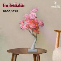 ราคา โคมไฟตั้งโต๊ะ LED กุหลาบวาเลนไทน์ ของขวัญ กุหลาบชมพู ตกแต่งห้อง ไฟประดับ ตกเเต่งบ้าน มินิมอล โคมไฟดอกไม้ (1729643405693716808)