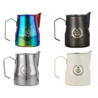 ราคา เหยือกกาแฟ สแตนเลส 304 350ml/500ml ถ้วยตีฟองนม เครื่องทำครีม งานฝีมือบาริสต้า เนสกาแฟ ลาเต้ ศิลปะ เหยือก ถ้วยโลโก้ (1732375950220167049)