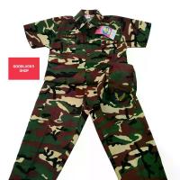 ราคา ชุดทหารเด็กเนื้อผ้าดีสินค้าไทยตัวใหญ่ใส่สบาย ชุดอาชีพเด็ก ขายาว พร้อมหมวก เนื้อผ้าคุณภาพดี ลายทหารคมชัด สินค้าไทย เด็กอายุ 2-12 ขวบใช้ถวายแก้บนไอ้ไข่ พร้อมส่ง (1729645208034379894)