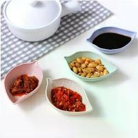 ราคา จานใส่เครื่องปรุงรูปใบไม้ 4 แพ็ค ทำจากฟางข้าวสาลี เป็นมิตรกับสิ่งแวดล้อม ชามปรุงรสขนาดเล็ก เหมาะสำหรับจุ่ม น้ำส้มสายชู ซอสถั่วเหลือง คละสี (1732316045842744690)