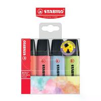 ราคา STABILO Boss Original Pastel ปากกาไฮไลท์ ปากกาเน้นข้อความ แพ็ค 4 สีพาสเทล (70/4) (1729751274034269050)