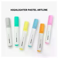 ราคา ปากกาไฮไลท์ ปากกาเน้นข้อความ Artline EK-660N pastel เเพค 6 สี (1729969764818782442)