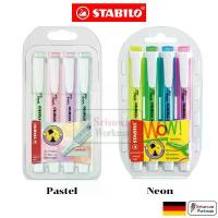 ราคา Stabilo Swing Cool Set 4 สี ชุดปากกาเน้นข้อความ Pastel / Neon ปากกาเน้นข้อความ ปากกาไฮไลท์ สีพาสเทล สีนีออน (1732087010157169199)