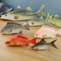 ราคา ปลาปลอม ปลาทะเล ปลาน้ำจืด อาหารปลา สัตว์น้ำปลอม ตกแต่งร้านอาหาร ตกแต่งบ้าน พร๊อพถ่ายรูป อาหารปลอม โมเดลปลา งานยางPU (1731768242030217994)
