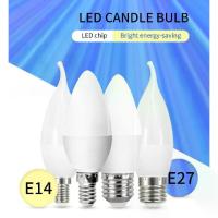 ราคา หลอดไฟ LED โคมระย้า, OIMG, E14 และ E27, แสงเทียน, สีขาวนวลและสีขาวอบอุ่น, 3W, แรงดันไฟฟ้า: 220V และ 240V, โคมไฟ (1731146560533072077)