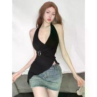 ราคา ชุดผู้ใหญ่เซ็กซี่ คอวี เชือกแขวนคอ แขนกุด ผู้หญิง ไม่สม่ำเสมอ สาวฮอต ชั้นเปลือย สลิม เสื้อคอวีลึก slightly alt clothing always wonder shirt เสื้อ ป้าย กวาง เสื้อ option กากเพชร เสื้อ wsw (173246301047