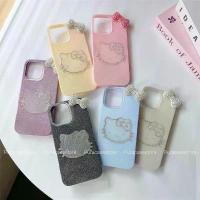 ราคา [i11-16PM]เคสไอโฟน ลายคิตตี้ กากเพชร โบว์ 6สี เปิดเลนส์ กันกระแทก โทรศัพท์ มือถือ(มีรุ่นplus) (1731690558358914976)