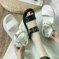 ราคา [เก็บเงินปลายทาง] รองเท้า รองเท้าแตะ รัดส้น สายคาด กากเพชร ใส่สบาย ราคาถูกม๊วกก 050 (1732610946057799084)