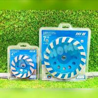 ราคา HHW ถ้วยเพชรขัดพื้น (ตัวเลือก 10.100975 4นิ้ว/10.101291 7นิ้ว) DIAMOND CUP WHEEL ใบตัดเพชรรูปถ้วย การขัดพื้นคอนกรีต เจียรคอนกรีต/กากเพชร/หินอ่อน/หินขัด ถ้วยขัด ขัดพื้น เครื่องเจี (1729799554329315909)