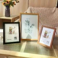 ราคา กรอบรูปไม้ สไตล์วินเทจหรูหรา ไม้ธรรมชาติ วอลนัท รูปทรงสี่เหลี่ยมตั้งตรง แสดงภาพถ่ายเดี่ยว เหมาะสำหรับแขวนผนังหรือแสดงเดสก์ท็อป ของตกแต่งบ้านและสำนักงาน (1731456158269212337)