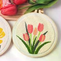 ราคา ชุดเข็มเจาะดอกทานตะวัน, ตกแต่งด้วยห่วง, ผ้าที่ประทับตรา, ของขวัญ DIY, ชุดเย็บปักถักร้อย DIY, เส้นด้ายและเข็มเจาะด้าย, เหมาะสำหรับเย็บปักถักร้อย (1732302482332746859)