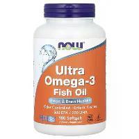ราคา NOW Foods Ultra Omega-3 500 EPA / 250 DHA (Bovine Gelatin) 180 Softgels | น้ำมันปลา โอเมก้า-3 ชนิดเข้มข้น (1729652870039243358)