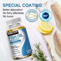 ราคา น้ำมันปลา KIRKLAND 800 มก. โอเมก้า 3 พร้อม EPA และ DHA (120 แคปซูล) (1731957493493433989)
