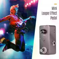 ราคา Mini Looper Effect Pedal Guitar Loopers Bass Loopers แป้นเหยียบ Bass Loop Ullimited Overdubs 5 นาทีเวลา Looping ด้วยอินเทอร์เฟซ USB (1732525397360084961)