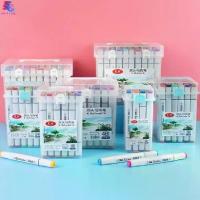 ราคา COD สีเมจิก ปากกาเมจิก ปากกาเมจิกสองหัว 12 , 18 , 24 , 36 , 48 , 60 , 80 สี ปากกาสีน้ำ แบบพกพา ปากกาเมจิกพร้อมกล่องล็อค ปากกามาร์กเกอร์ สีสดใส พร้อมส่ง (1732394343729628825)