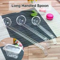 ราคา ช้อนด้ามยาวพลาสติกใส PC 27 ซม. เหมาะสำหรับผง แยม และชา ที่ตักนม ช้อนชา (1732289605431232150)