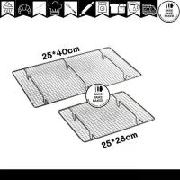 ราคา ตะแกรงพักขนม ตะแกรงพักอาหาร สีดำ 2 ขนาด ตะแกรงพักของทอด ตะแกรงเทปล่อน ที่ตากขนม อุปกรณ์เบเกอรี่ (1731884413161015137)