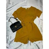 ราคา จั้ม Hofstore สีเหลือง มัสตาร์ด จั๊มสูทสวยๆ เอี๊ยมยีนส์ ชุดเอี๊ยมผู้หญิง เสื้อคลุมสาวอวบ เอี๊ยมยีนส์ผู้หญิง ชุดเอี๊ยม เอี๊ยม เสื้อคลุมสาวอวบอ้วน เอี๊ยมกระโปรง เอี๊ยมยีนส์สาวอวบ (1731435164502559546)