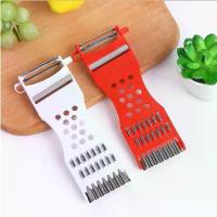 ราคา ที่ขูด สไลด์ ผักผลไม้ ที่ขูดมะละกอ ที่สไลด์ผัก เครื่องขูดมันฝรั่ง มีดปอกผลไม้ (1729582775698360421)