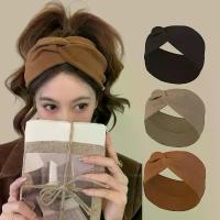 ราคา FREE SHIPผ้าคาดผมสไตล์เกาหลี ผ้าคาดผมปีกกว้าง ผ้าคาดผม (1731791756581373313)