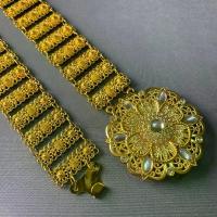 ราคา เข็มขัดชุดไทย เข็มขัดผ้าถุงไทยประยุกต์ เข็มขัดโบราณ เครื่องประดับไทย (1731492661422229192)