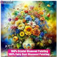 ราคา ชุดจิตรกรรมเพชร DIY, 5D, ปักครอสติช, ดอกไม้แจกัน, ศิลปะโมเสคเพชร, เจาะคริสตัลเต็ม, ของขวัญตกแต่งบ้าน, การออกแบบฝุ่นป่า (1731765225181709674)