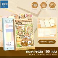 ราคา 100 แผ่น โพสอิท สติ๊กเกอร์โน๊ต สมุดจดบันทึก 2in1 กาวในตัว เครื่องเขียน สามารถใช้เป็นของขวัญสำหรับเด็กได้ (1731276722512890373)