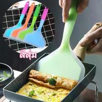 ราคา ตะหลิวซิลิโคน ตะหลิวม้วนไข่ ไม้พายซิลิโคน ไม้พายทำขนม ตะหลิวทูโทน อุปกรณ์ในครัว เหมาะสำหรับทอด (1731703048721695938)