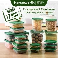 ราคา ภาชนะใส่อาหารเอนกประสงค์ ปลอดภัยจากสาร BPA ไมโครเวฟปลอดภัย กล่องเงินฝากอาหารกลางวัน อาหารแช่แข็ง ชุด 17 ชิ้น โฮมสเวิร์ด [ตัวเลือก] (1732636473166890509)