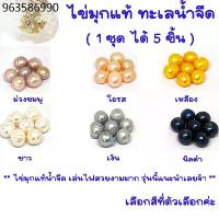 ราคา ไข่มุกแท้ ขนาด 10 มิล ไข่มุก ไข่มุกทะเลน้ำจืด มุก สีธรรมชาติ เจาะรูเรียบร้อย ใช้ทำ สร้อยคอ กำไลข้อมือ ของประดับ pearl ZX (1732282362287129986)