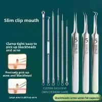 ราคา 【ล่าสุดปี 2025】 ชุดที่หนีบสิว, ที่บีบสิว, อุปกรณ์กำจัดสิวหัวดำ, แหนบปลายแหลมพิเศษ, ยารักษาสิว ชุดเข็มสิว คลิปหนีบเซลล์ แหนบสิวหัวดำ ร้านเสริมสวย เครื่องมือขูดสิว ปิด สกัดคาซีโนด (1732126918646925231)