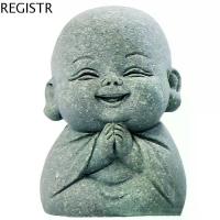 ราคา ชำระเงินปลายทา REGISTR หินทรายและหินทราย ตุ๊กตารูปพระภิกษุสงฆ์ตัวน้อย น่ารักน่ารักๆ สามารถให้บริการได้ ตุ๊กตาพระพุทธรูปรูปปั้น ของตกแต่งตู้ปลา ตลกๆ ภาพประดับบนโต๊ะ ห้องโถงโถงทางเดิน (17325305161159487