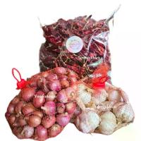 ราคา รวมชุดคุ้มค่า พริกแห้ง หอมแดง กระเทียม พริกป่น ข้าวคั่ว พร้อมเข้าครัว ทำอาหารได้หลากหลายเมนู พริกขี้หนู แห้ง (1731913648578594028)