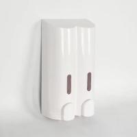 ราคา WSP ที่กดสบู่เหลว 2 ช่อง ที่กดสบู่เหลวติดกำแพง ที่กดสบู่ ติดตั้งง่าย ขนาด 380 x 2 ml. รุ่น DH-800-2 (สีขาว) (1729647600272640097)