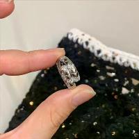 ราคา แหวนทองคำสินสมเด็จพระเจ้า EKK, สำหรับผู้หญิง, พื้นผิวเรียบเรียบง่าย, เพชรเจียระไน, ลายงู, รูปหัวใจ, การออกแบบ Ins, แหวนเปิด, งานฝีมือไทย (1732183187932809820)