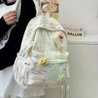 ราคา กระเป๋าเป้ความจุขนาดใหญ่ สำหรับสาววัยรุ่น สไตล์เกาหลี กระเป๋าสะพายแฟชั่น มีซิป เหมาะสำหรับนักเรียน กระเป๋าเป้วิทยาเขต กระเป๋าเป้สวยงาม กระเป๋าเป้ เป้ แบรนด์ จิงโจ้ (1731792520024327739)