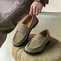 ราคา รองเท้าผู้ชาย สไตล์วินเทจขั้นสูง แฮนด์เมด ปั่นจักรยาน สไตล์ยุโรปและอเมริกา พักผ่อน เท้าเหยียบ เหมาะสำหรับการเดินทาง ทำจากหนัง สำหรับผู้ชาย (1733048892514863051)