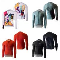 ราคา จักรยานเสือภูเขา จักรยานเสือหมอบ จักรยานเสือภูเขา จักรยานเสือหมอบ เสื้อขี่จักรยาน แขนยาว unisex ใส่สบาย น้ำหนักเบา แข่งขัน ทรงสลิมฟิต เหมาะสำหรับขี่ออฟโรด เสื้อ ปั่นจักรยาน ผู้ หญิง (17318552832392908