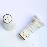 ราคา เครื่องปั่นปูเกลือและพริกไทยเซรามิกที่วาดด้วยมือ ชุด 2 ชิ้น ดีไซน์หรูหรา สีขาว พร้อมลายหินอ่อนสีน้ำตาล เหมาะสำหรับโต๊ะอาหาร RV แคมป์ปิ้ง บาร์บีคิว ไมโครเวฟและเครื่องล้างจานปลอดภั (1732875057434232621)