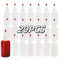 ราคา ขวดบีบพลาสติกใส 20 ชิ้น 4 ออนซ์ พร้อมฝาปิดปลายสีแดง ปราศจากการรั่วไหล เหมาะสำหรับซอส น้ำมันอาหาร และเครื่องปรุงรส เหมาะสำหรับห้องครัว บาร์บีคิว ปิกนิก และงานฝีมือ คุณภาพสูง ทำความสะอาดง่าย (1732951572