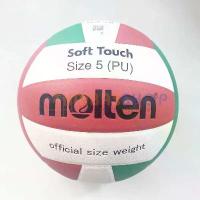 ราคา [ของแท้ 100%] ลูกวอลเลย์บอล ลูกวอลเล่ย์ Molten TV58SLC/V58SLC ของแท้ 100% size 5 หนัง PU วอลเลย์บอล สวัสดิการสด (1732612343887202090)