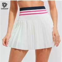ราคา Cosleaf Skirt กระโปรงพลีทเอวสูง ขอบสี ผ้าพริ้ว มีซับในกันโป๊ (กางเกงซับมีกระเป๋าใส่ของ) ใส่เล่นกีฬา ตีกอล์ฟ เทนนิส Sport (1732757871702279837)