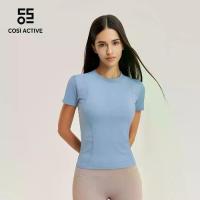 ราคา COSI เสื้อออกกำลังกาย สำหรับ ผู้หญิง ตัดเย็บทรงสามมิติ เหมาะสำหรับ แอโรบิก แบดมินตัน โยคะ พร้อมส่ง (1732684083273369074)