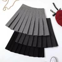 ราคา กระโปรงพลีททรงเอ เอวสูง สำหรับผู้หญิง เอวยางยืด วัสดุผ้าวูลธรรมดา กระโปรง กอล์ฟ (1732791801652348906)